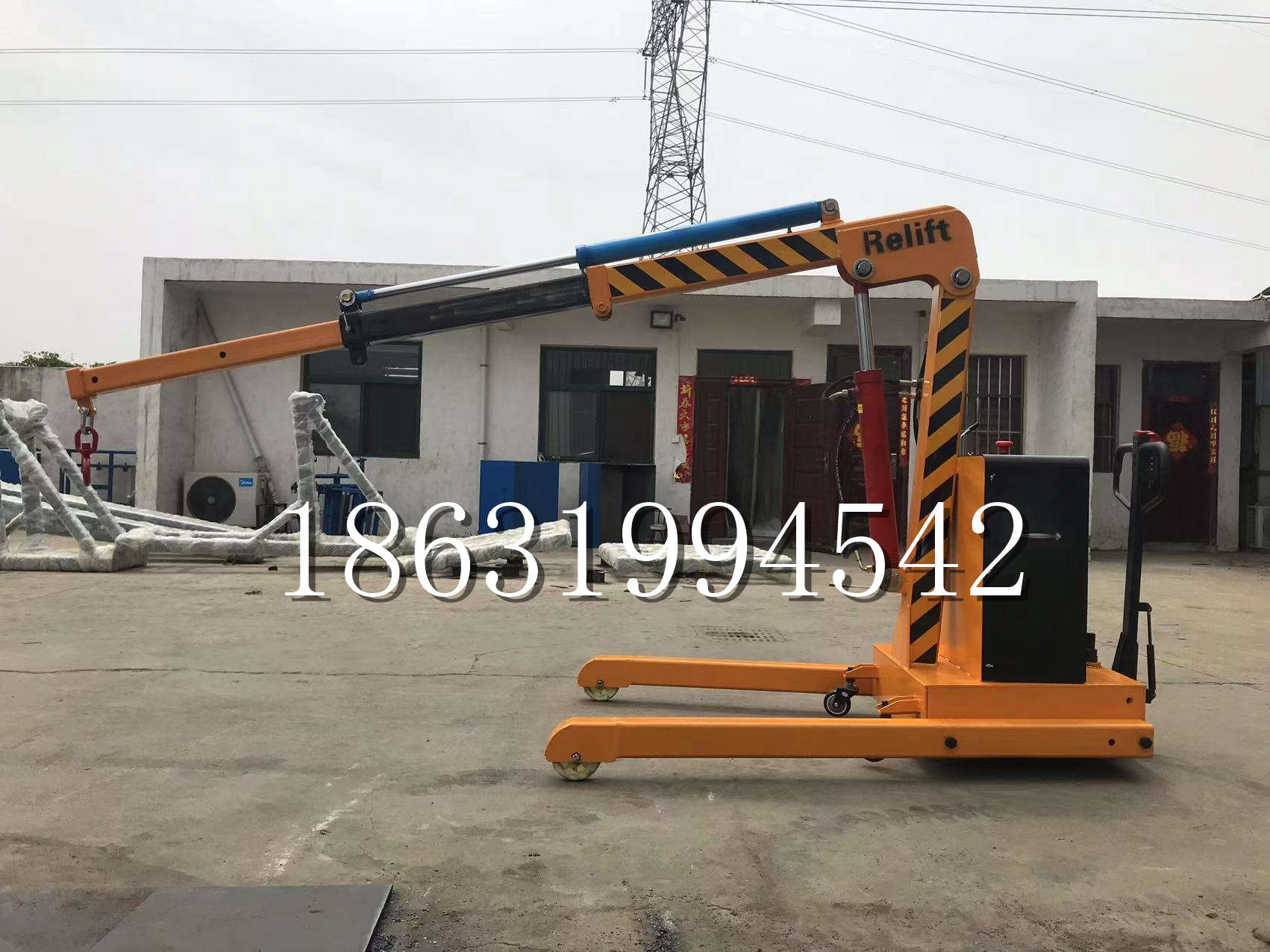 吕梁市久征定做3吨三轮随车吊 农用园林绿化移树吊 平板工程用小吊机