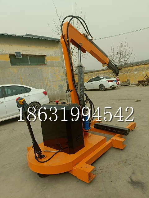 吕梁市自卸车厢随车吊 自制轮式四不像起重机 四驱平板吊 5吨 贵盛